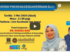 KESAN PKP PADA KESEJAHTERAAN DIRI : BERSAMA DR. HANIZA RAIS