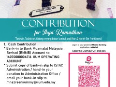 CONTRIBUTION FOR IHYA' RAMADHAN