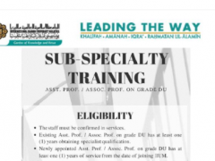 Tips of the Month : Sub-Specialty Training