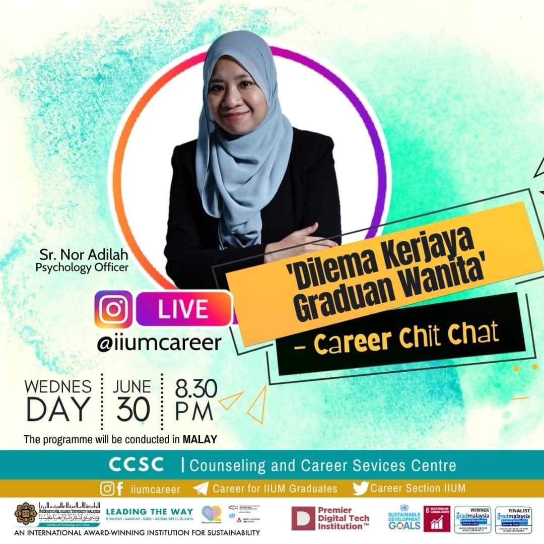 Career Chit-Chat 7/2021: "Dilema Kerjaya Graduan Wanita""